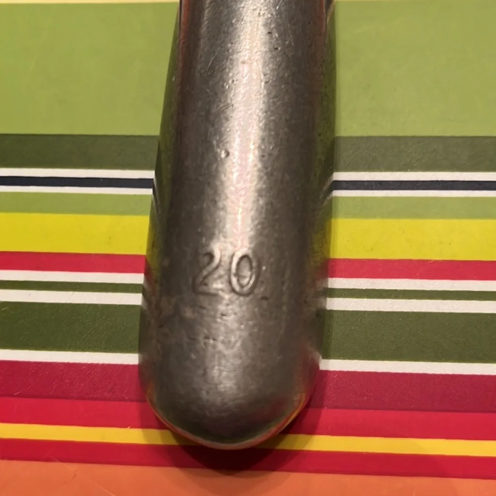 RARE Vintage Nuroll aluminum 7-1/8” ice cream scoop Toledo, Ohio patent 1937